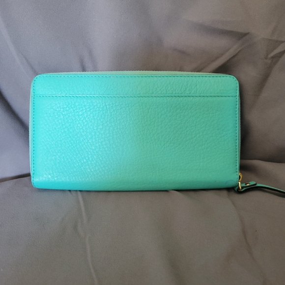 KATE SPADE NY Leather handbag w/matching wallet wallet is NWOT tan inside. - Picture 8 of 10